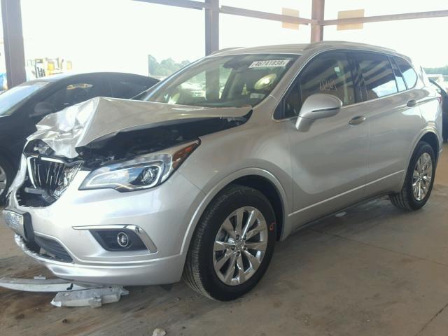 LRBFXBSA2HD220198 - 2017 BUICK ENVISION E SILVER photo 2