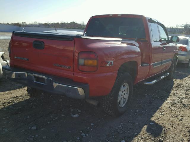 1GCEK19T03Z248283 - 2003 CHEVROLET SILVERADO RED photo 4