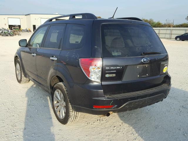 JF2SHADC2BH761761 - 2011 SUBARU FORESTER 2 CHARCOAL photo 3