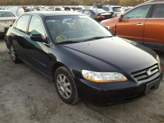 1HGCG66822A171114 - 2002 HONDA ACCORD EX BLACK photo 1