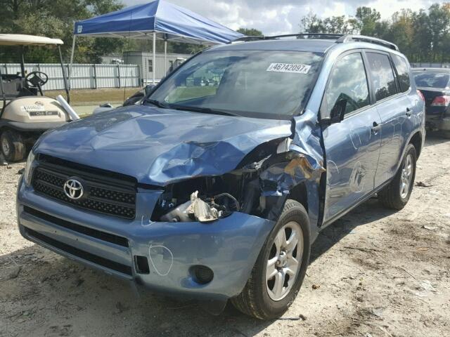 JTMBD33V475075724 - 2007 TOYOTA RAV4 BLUE photo 2