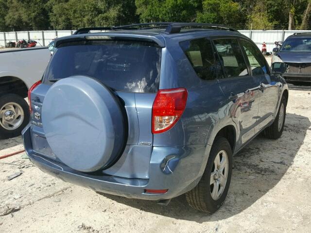 JTMBD33V475075724 - 2007 TOYOTA RAV4 BLUE photo 4