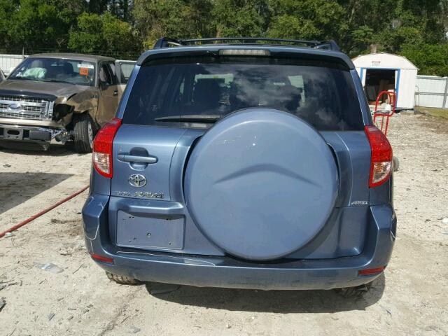 JTMBD33V475075724 - 2007 TOYOTA RAV4 BLUE photo 9