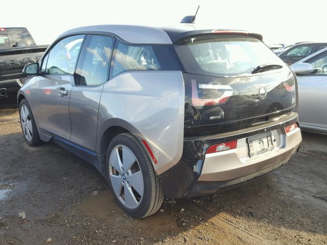 WBY1Z4C52EV274351 - 2014 BMW I3 REX SILVER photo 3