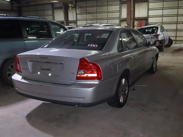 YV1TS91Z241341323 - 2004 VOLVO S80 T6 SILVER photo 4