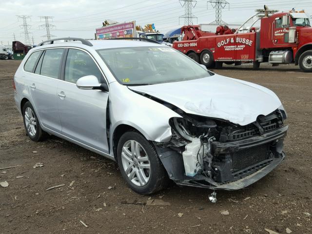 3VWPL7AJ3EM617657 - 2014 VOLKSWAGEN JETTA TDI SILVER photo 1