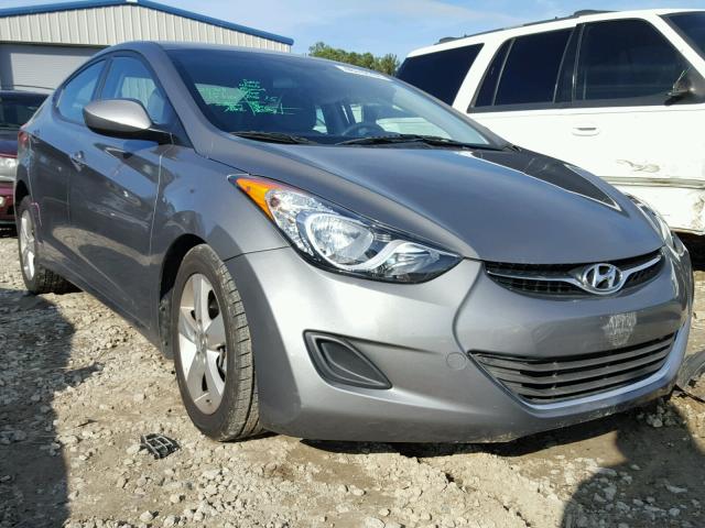 5NPDH4AE3DH318621 - 2013 HYUNDAI ELANTRA GL GRAY photo 1