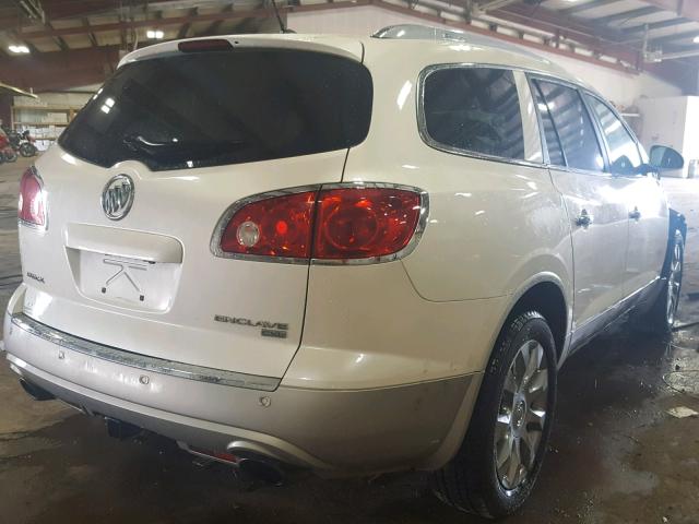 5GAKVCED4BJ392065 - 2011 BUICK ENCLAVE CX WHITE photo 4