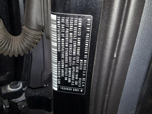 3VW5P7AT8DM820040 - 2013 VOLKSWAGEN BEETLE BLACK photo 10