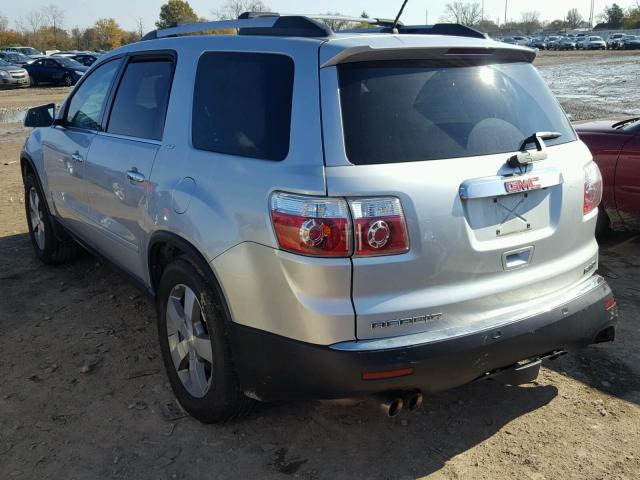 1GKKVRED5CJ244434 - 2012 GMC ACADIA SLT SILVER photo 3