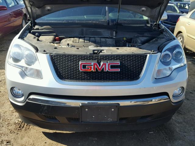 1GKKVRED5CJ244434 - 2012 GMC ACADIA SLT SILVER photo 7