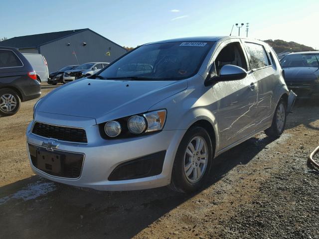 1G1JC6SH2C4113214 - 2012 CHEVROLET SONIC LT SILVER photo 2