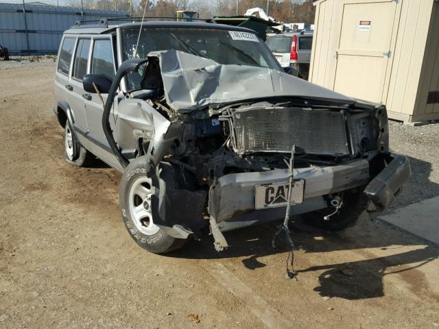 1J4FT48S21L589819 - 2001 JEEP CHEROKEE S GRAY photo 1