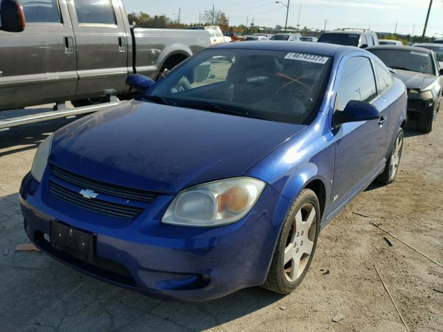 1G1AM15B677342085 - 2007 CHEVROLET COBALT SS BLUE photo 2