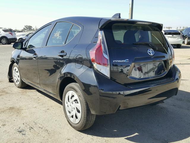 JTDKDTB3XG1135013 - 2016 TOYOTA PRIUS C 黑色 照片 3