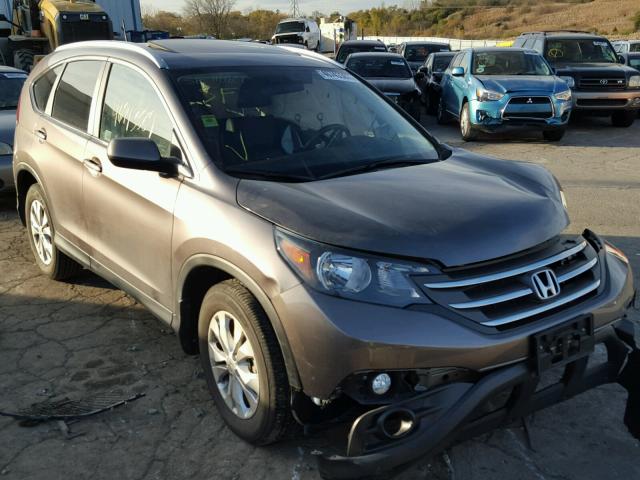 5J6RM4H73CL006635 - 2012 HONDA CR-V EXL GRAY photo 1