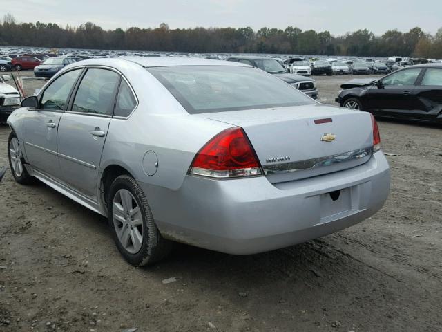 2G1WA5EN8A1263375 - 2010 CHEVROLET IMPALA LS SILVER photo 3