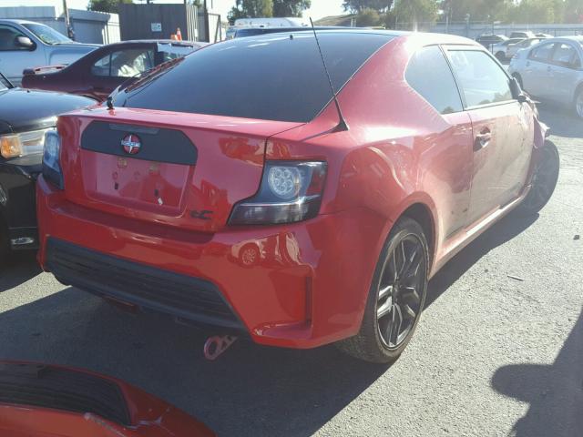 JTKJF5C78GJ018039 - 2016 TOYOTA SCION TC 红色 照片 4