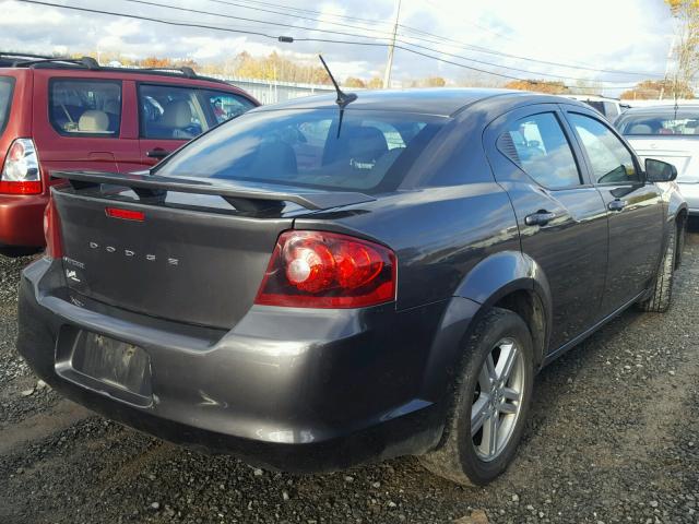 1C3CDZAG1EN227617 - 2014 DODGE AVENGER SE CHARCOAL photo 4