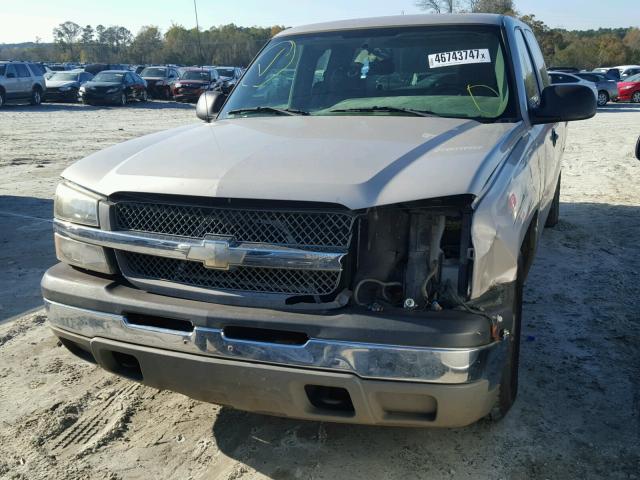 1GCEC19X25Z115124 - 2005 CHEVROLET SILVERADO TAN photo 2