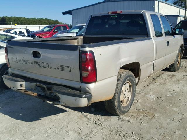 1GCEC19X25Z115124 - 2005 CHEVROLET SILVERADO TAN photo 4