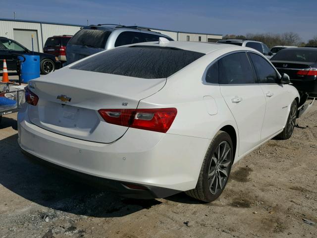 1G1ZE5ST7HF251421 - 2017 CHEVROLET MALIBU LT WHITE photo 4