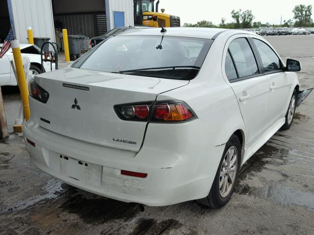 JA32U2FU9BU039778 - 2011 MITSUBISHI LANCER ES/ WHITE photo 4