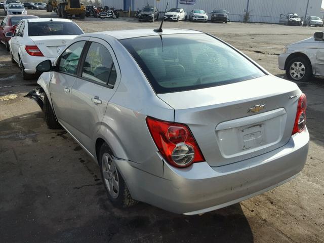 1G1JA5SH0D4143488 - 2013 CHEVROLET SONIC LS 银色 照片 3