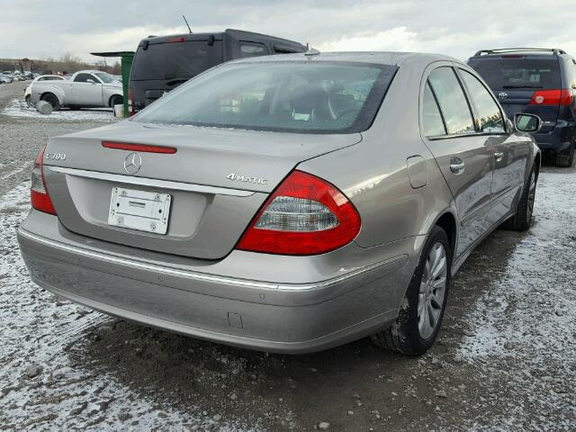 WDBUF92X48B242884 - 2008 MERCEDES-BENZ E 300 4MAT BEIGE photo 4