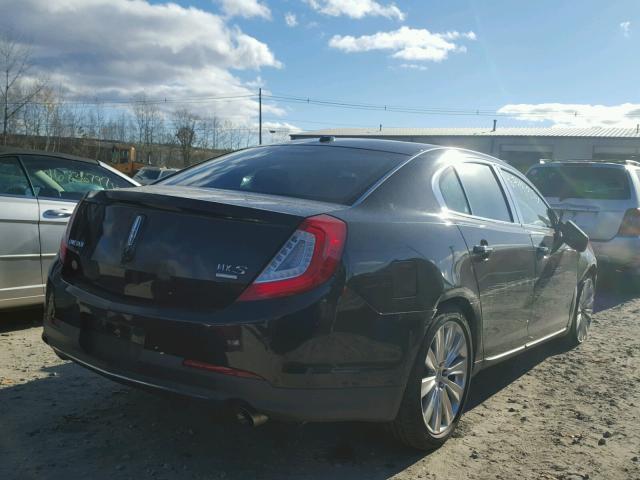 1LNHL9FT1DG606304 - 2013 LINCOLN MKS BLACK photo 4