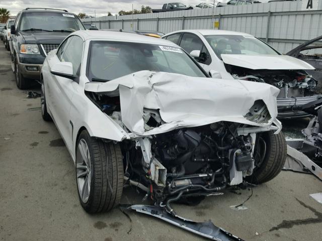 WBA4U7C57H5D42744 - 2017 BMW 430I WHITE photo 1