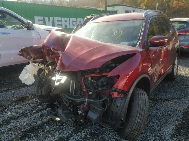 KNMAT2MV5FP521082 - 2015 NISSAN ROGUE S RED photo 2