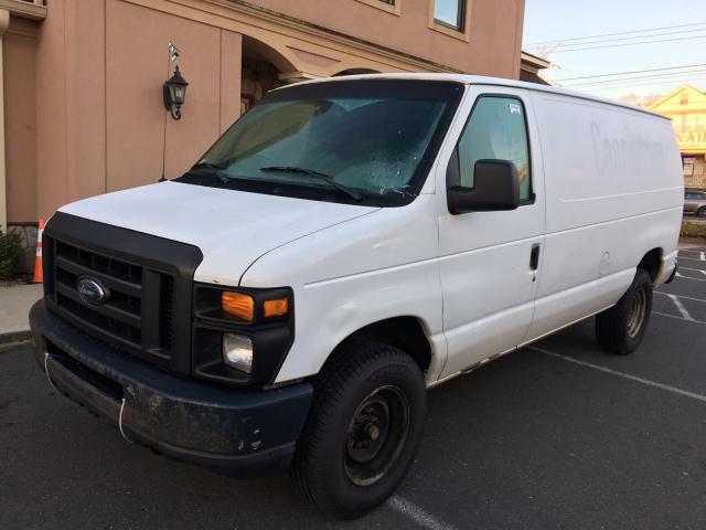 1FTSE34L08DB10373 - 2008 FORD ECONOLINE WHITE photo 2