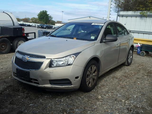 1G1PC5SH0C7273885 - 2012 CHEVROLET CRUZE LS BEIGE photo 2