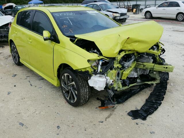 JTNKARJE8GJ514196 - 2016 TOYOTA SCION IM GREEN photo 1