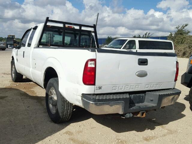 1FT7X2AT8CEA49727 - 2012 FORD F250 SUPER WHITE photo 3