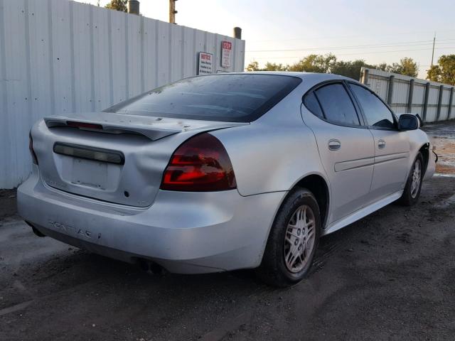 2G2WP522541322696 - 2004 PONTIAC GRAND PRIX ვერცხლისფერი ფოტო 4
