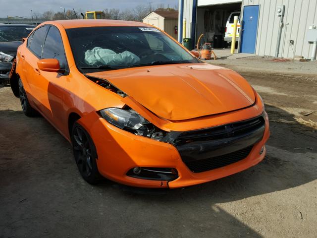 1C3CDFBA2DD296250 - 2013 DODGE DART SXT ORANGE photo 1