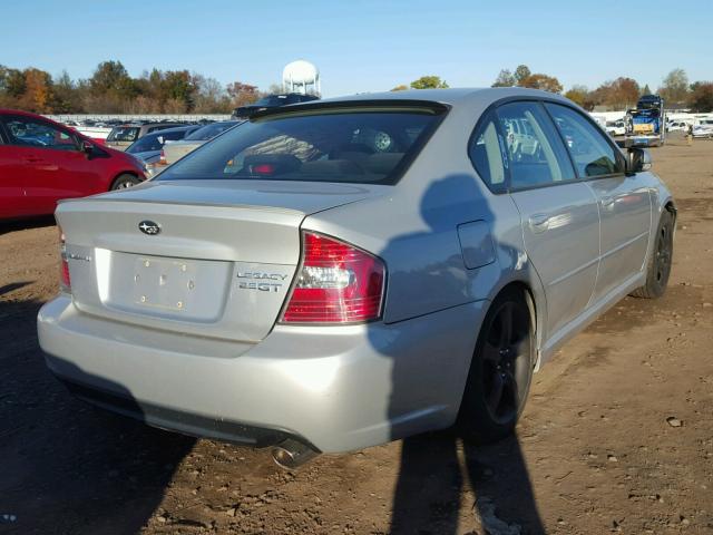 4S3BL686X54205904 - 2005 SUBARU LEGACY SILVER photo 4