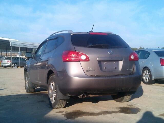 JN8AS58V99W442477 - 2009 NISSAN ROGUE S GRAY photo 3