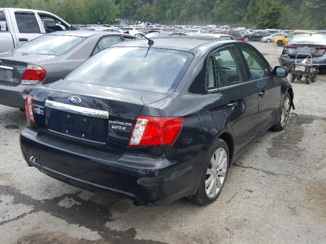 JF1GE74608G512955 - 2008 SUBARU IMPREZA WR BLACK photo 4