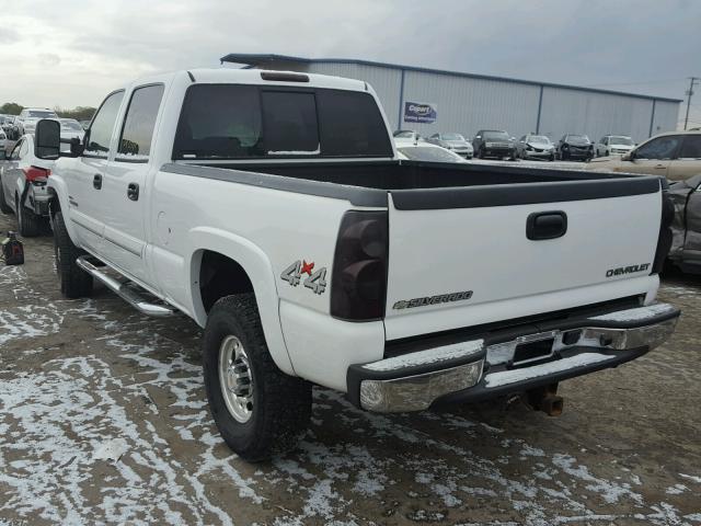 1GCHK23174F111015 - 2004 CHEVROLET SILVERADO WHITE photo 3