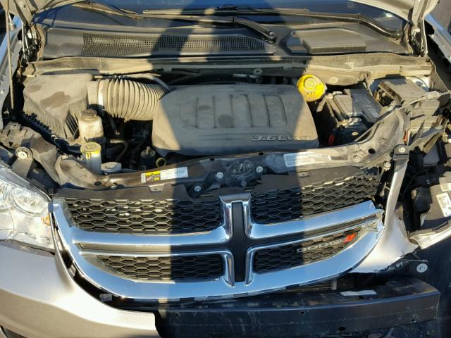 2C4RDGBG3ER465187 - 2014 DODGE GRAND CARA SILVER photo 7