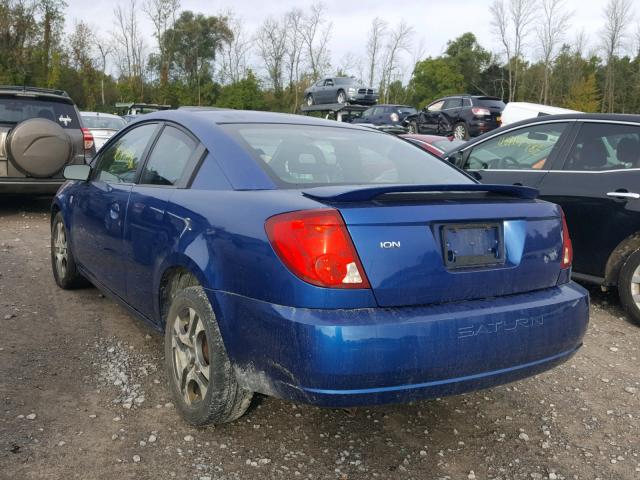 1G8AW12F85Z147464 - 2005 SATURN ION LEVEL BLUE photo 3
