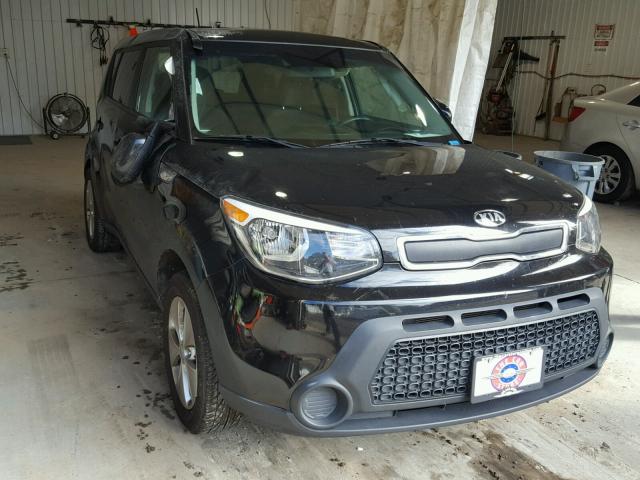 KNDJN2A24E7031008 - 2014 KIA SOUL BLACK photo 1