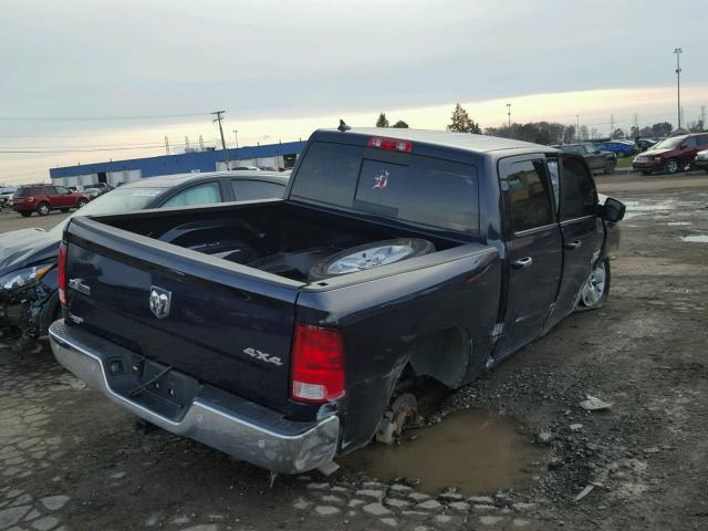 1C6RR7LG2HS517192 - 2017 RAM 1500 SLT ლურჯი ფოტო 4