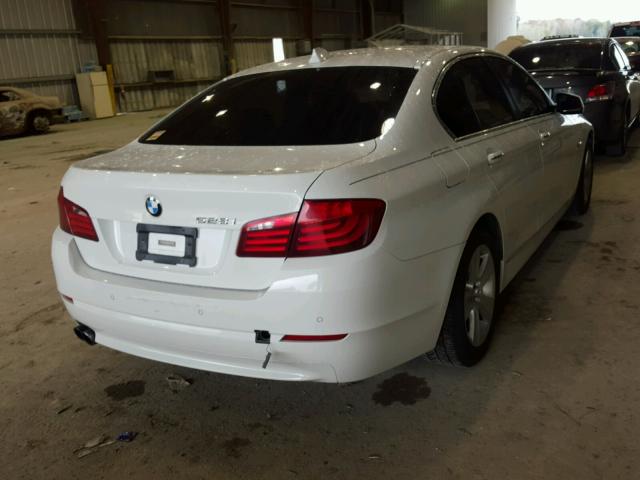 WBAXG5C58DD232839 - 2013 BMW 528 I WHITE photo 4