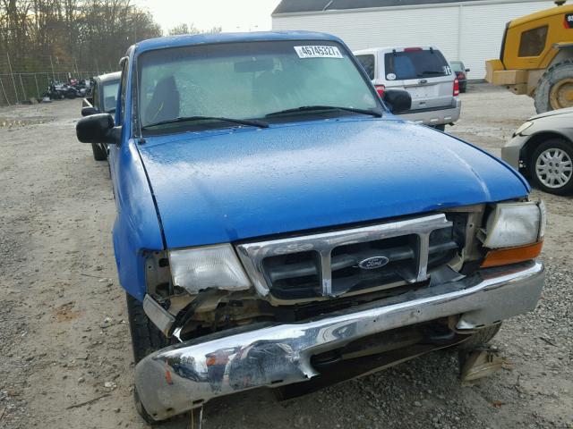 1FTZR15V7YPB35597 - 2000 FORD RANGER SUP BLUE photo 9