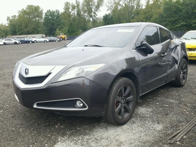 2HNYB1H4XAH502077 - 2010 ACURA ZDX TECHNO GRAY photo 2