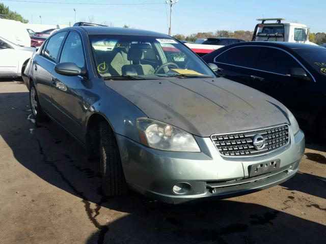 1N4AL11D55C240983 - 2005 NISSAN ALTIMA S GREEN photo 1